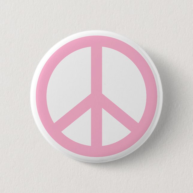 Peace Sign 2 Inch Round Button (Front)