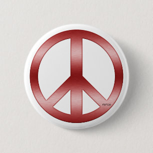 Peace Sign 2 Inch Round Button