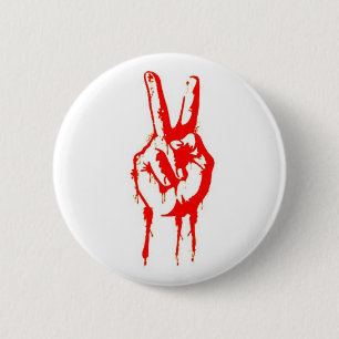 peace sign 2 inch round button