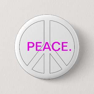 Peace Sign 2 Inch Round Button