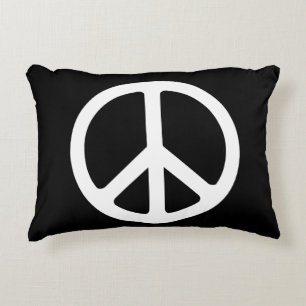Peace Sign Accent Pillow