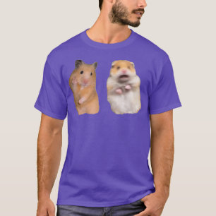 Peace Sign and Screaming Hamster T-Shirt