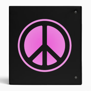 Peace Sign Avery Binder