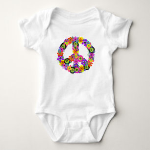 Peace Sign Baby Bodysuit
