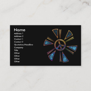 PEACE SIGN BUSINESS CARDS