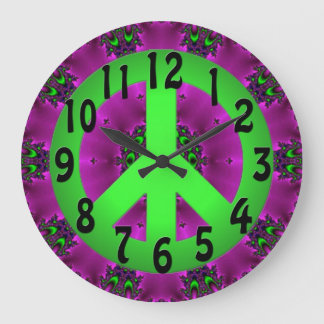 Peace Sign Clock