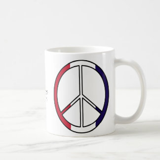 PEACE SIGN COFFEE MUG