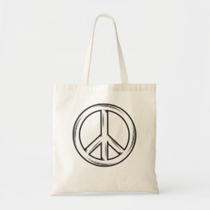 Peace Sign Fingers T-Shirt Peace Sign Hand Shirt Tote Bag