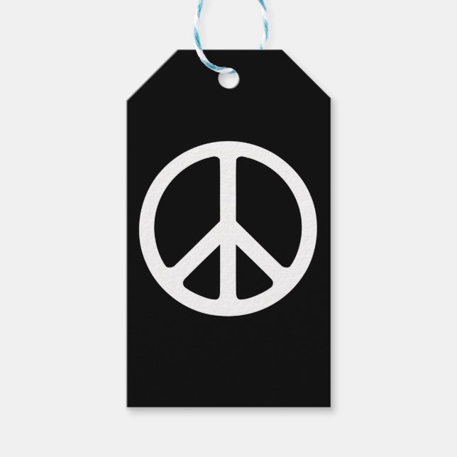 Peace Sign Gift Tags (Front)