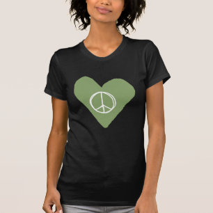 Peace Sign Heart T-Shirt