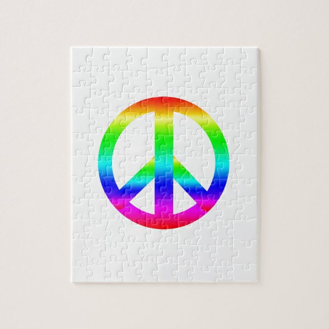 Peace Sign Jigsaw Puzzle (Vertical)