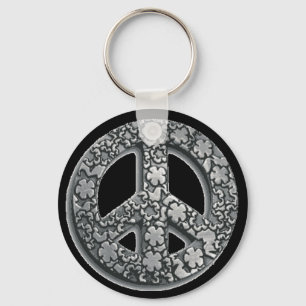 Peace Sign Keychain