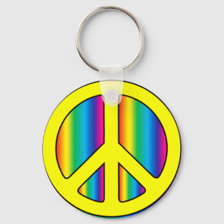 Peace Sign Keychain