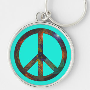 Peace Sign Keychain