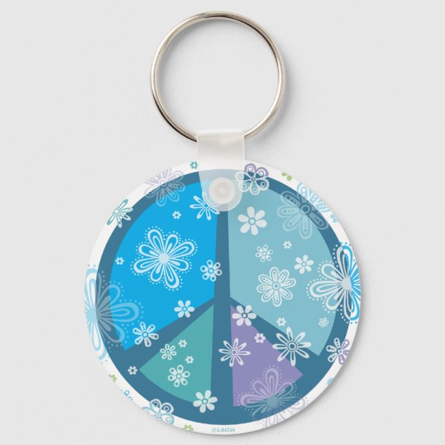 Peace Sign KEYCHAIN (Front)