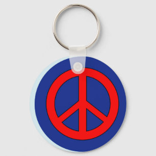 PEACE SIGN KEYCHAIN