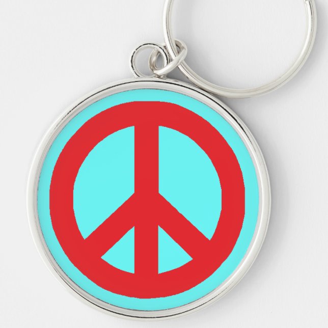 Peace Sign Keychain (Front)