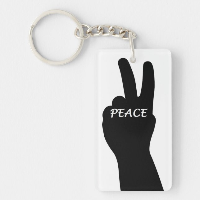 PEACE SIGN KEYCHAIN (Front)