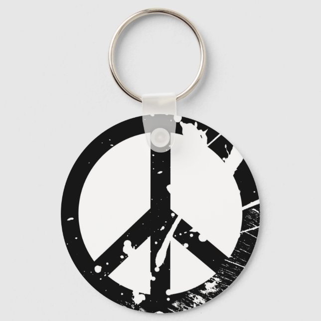 Peace Sign Keychain (Front)