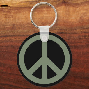 Peace Sign Keychain