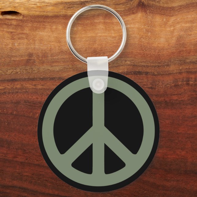 Peace Sign  Keychain (Front)