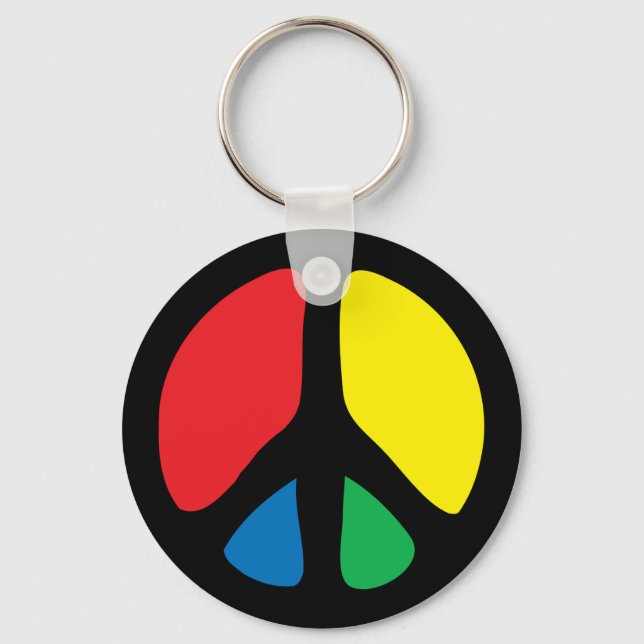 Peace Sign Keychain (Front)