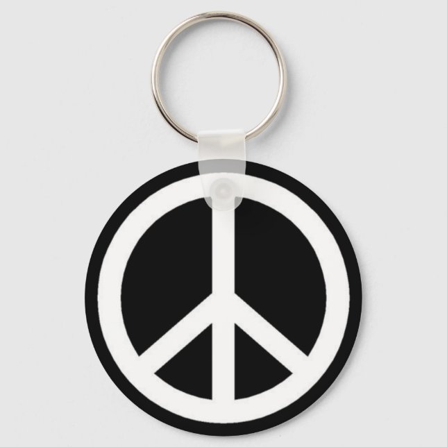 Peace Sign Keychain (Front)