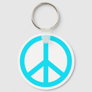 peace sign keychain