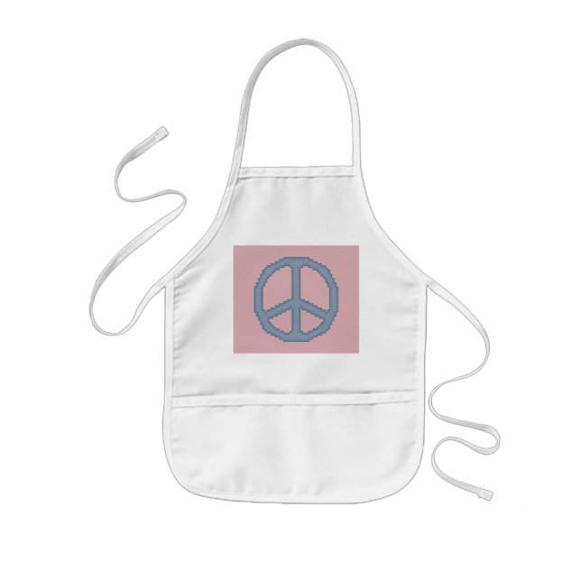 Peace Sign Kid's Apron (Front)