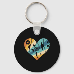 PEACE SIGN LOVE 60s 70s Groovy Hippie Costume Hall Keychain