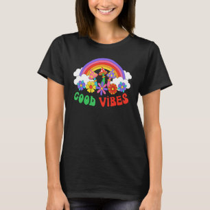 PEACE SIGN LOVE 60s 70s Tie Dye Hippie Halloween C T-Shirt