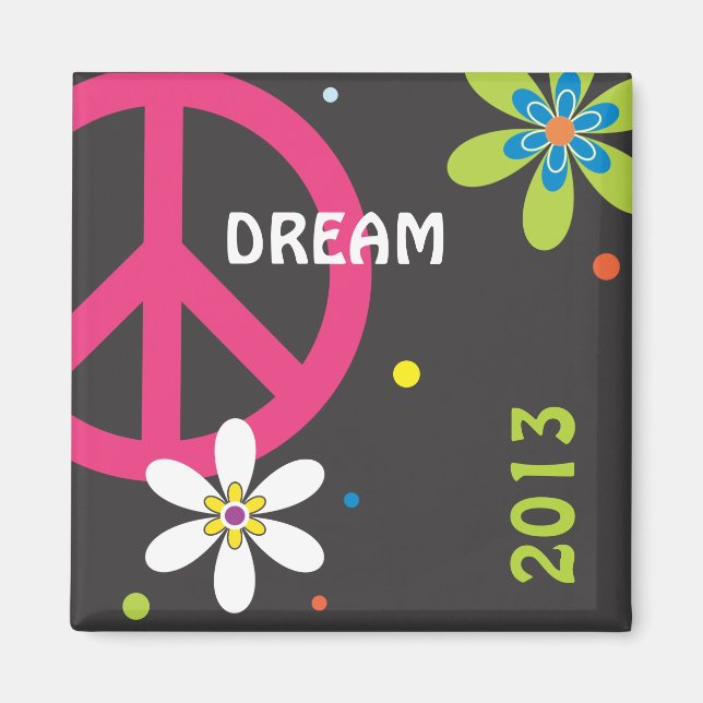 Peace Sign Magnet (Front)