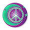 Peace Sign, Moon and 3 Stars