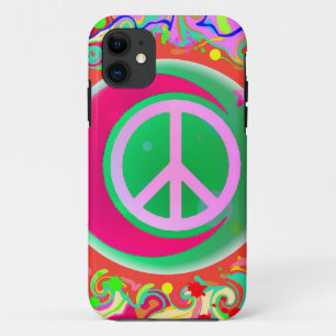 Peace Sign, Moon, Stars & Everything iPhone 11 Case