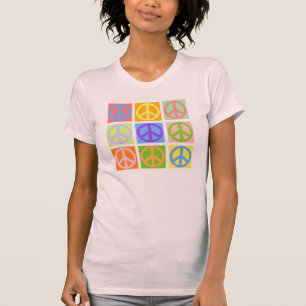 Peace Sign Pink T-Shirt - MORE Colours Available