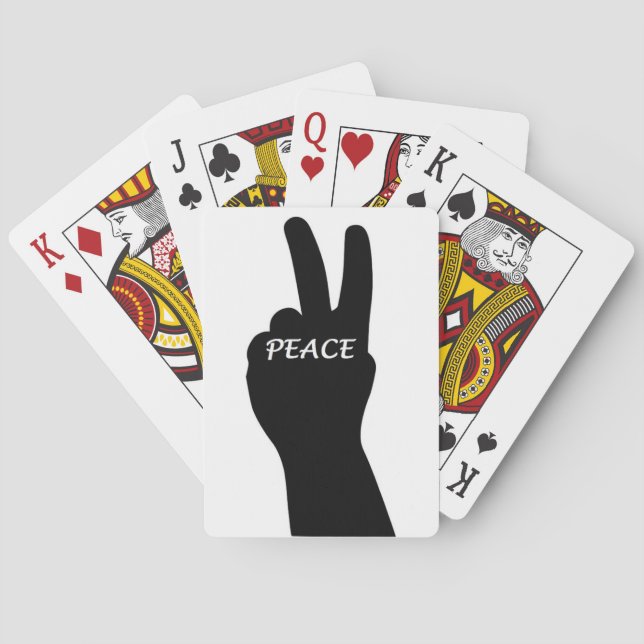 PEACE SIGN PLAYING CARDS (Back)