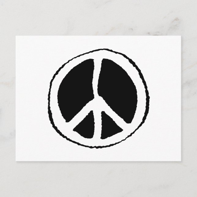 Peace Sign Postcard (Front)