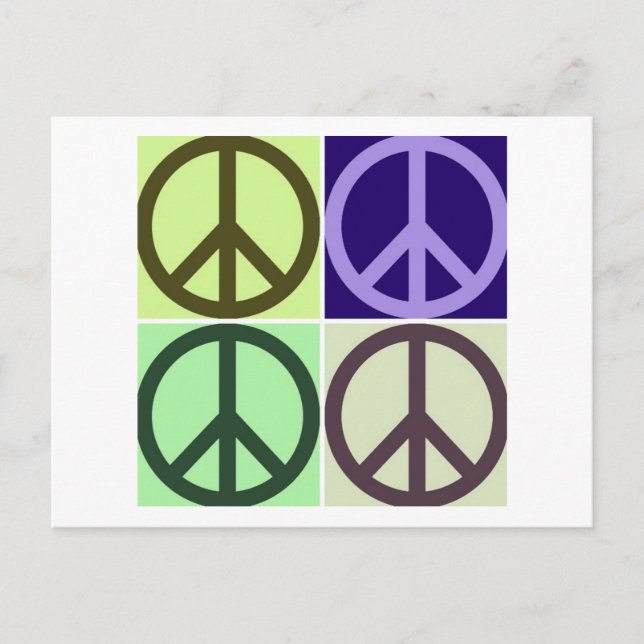 Peace Sign Postcard (Front)