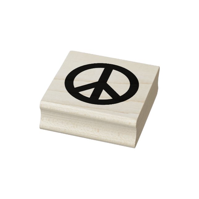 Peace Sign Rubber Stamp (Stamp)