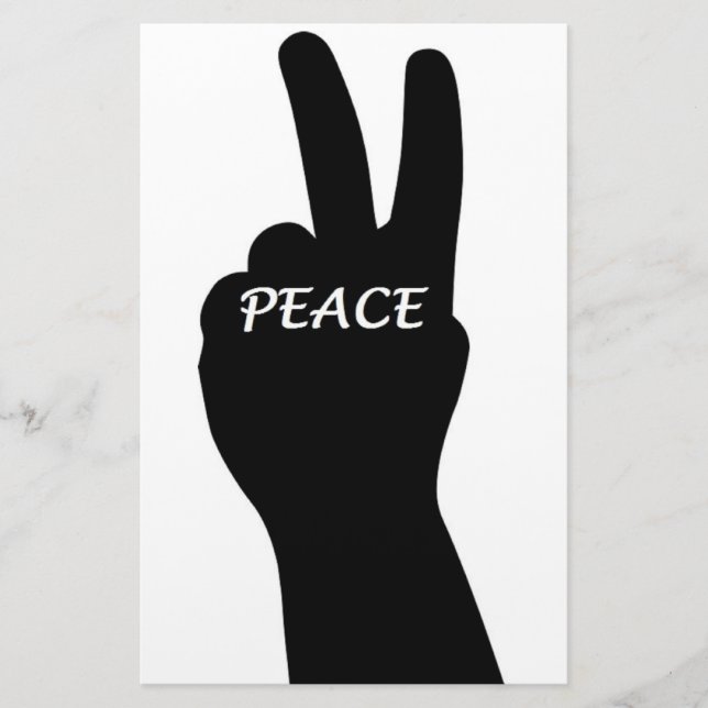 PEACE SIGN STATIONERY (Front)