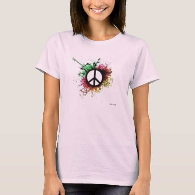 peace_sign_thumb T-Shirt (Front)