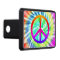 Peace Sign Tie Dye Design Trailer Hitch Cover