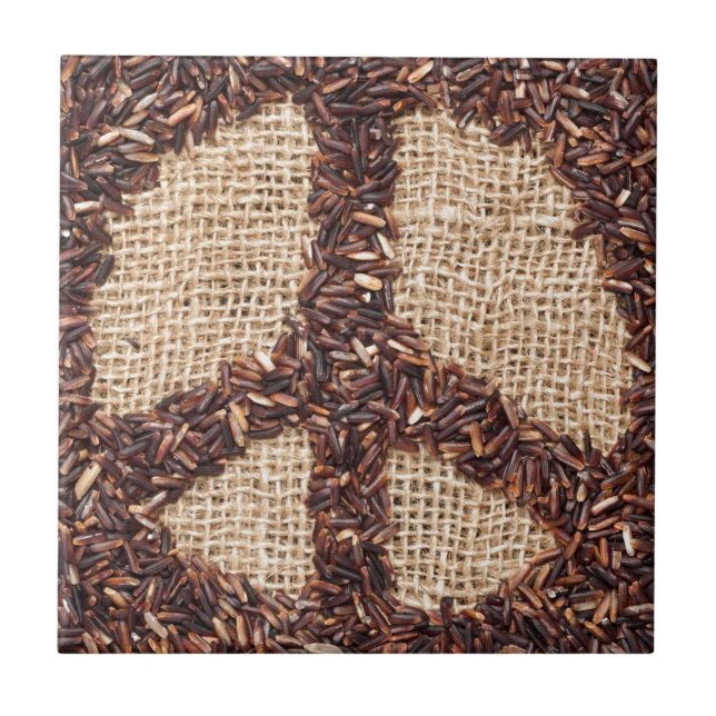 Peace sign tile (Front)