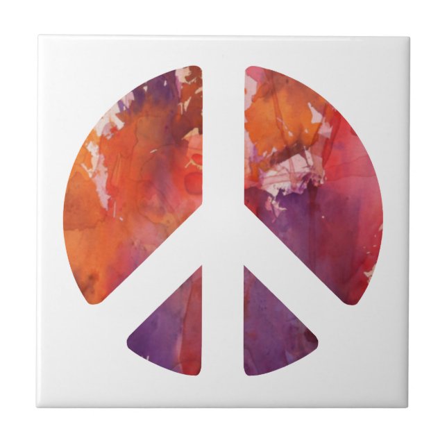 Peace Sign Tile (Front)