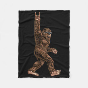 Peace Sign V Fingers Skeleton Cool Graphic Hallowe Fleece Blanket
