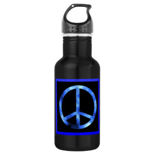 Peace Sign Water Bottle