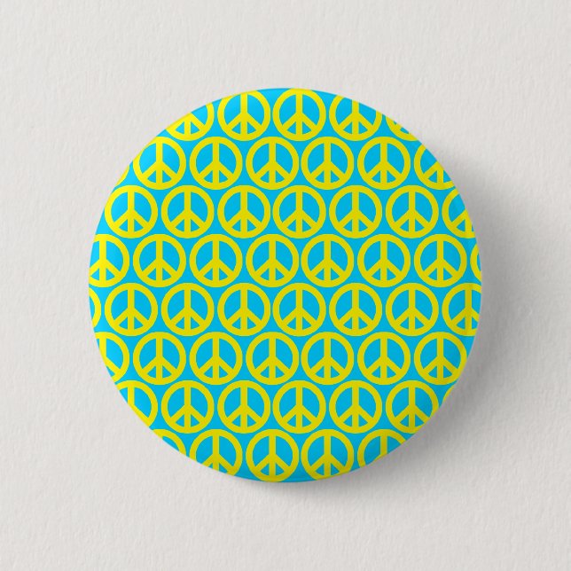 Peace Signs 2 Inch Round Button (Front)
