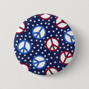 Peace Signs 2 Inch Round Button