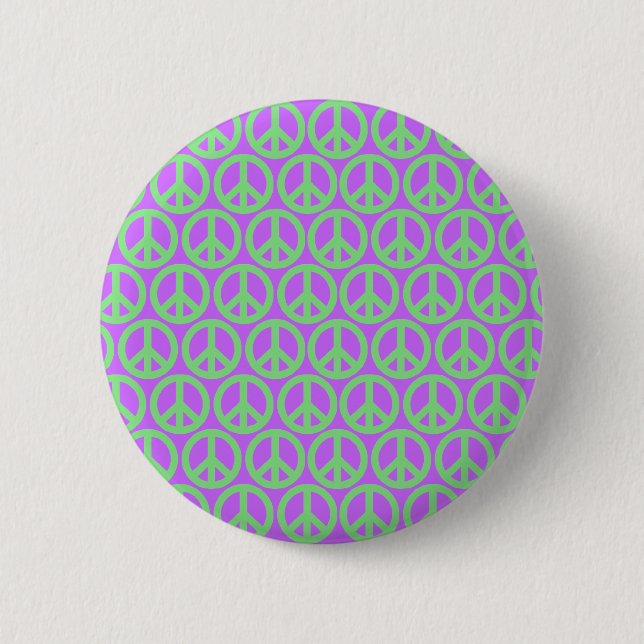 Peace Signs 2 Inch Round Button (Front)