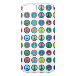 Peace Signs in Lots of Colours Case-Mate iPhone Case